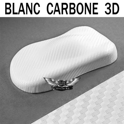 ( Blanc Carbone 3D ) Vinyle Adhésif Auto-Moto-Déco-Maison