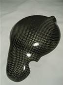 Pare-Carter Moto KAWASAKI 650 ER6 (2006 - 2009) Embrayage Droit Finition Carbone / Kevlar (Réf:K4)