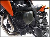 Pare-Carter Moto KAWASAKI Z750 (2007 - 2010) (Alternateur) (Finition: Carbone / Kevlar) (Réf:47)