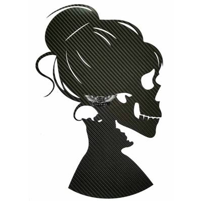 STICKER FEMME SQUELETTE