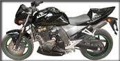 Protège Pare-Carter Moto KAWASAKI Z750 (2004-06) (Alternateur: Gauche) (Finition: CARBONE) (Réf:39)