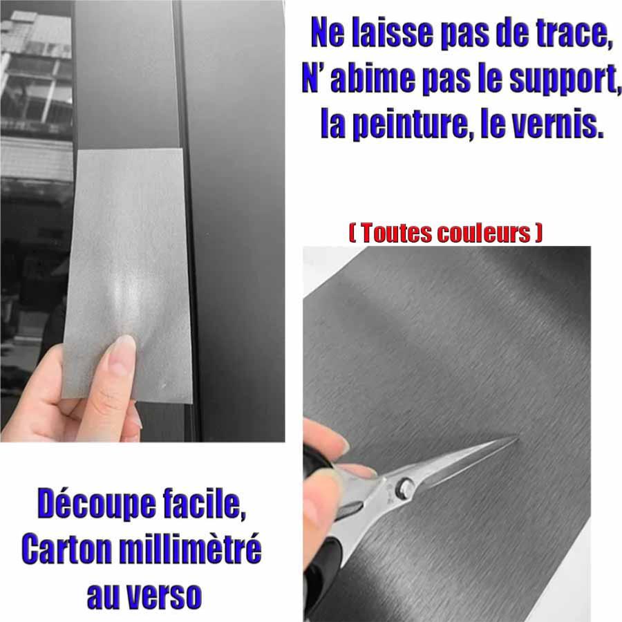 Film Autocollant Fibre de Carbone 1 Pcs 6D Film de Protection de Fibre de  Carbone Adhésif Film Autocollant Étanche