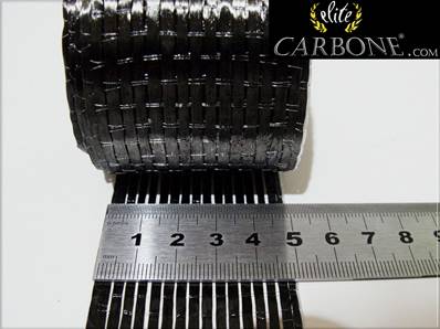Tissus de CARBONE : Uni Directionnel (150 g/m²)
