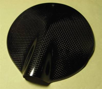 Pare-Carter Moto - HONDA Hornet CB 600 (1998-06) (Embrayage: Droit) (Finition: CARBONE) (Réf:20)