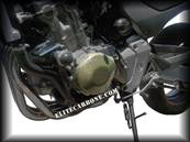 Pare-Carter Moto HONDA CBR 600F (1991-98) (PC25 + PC31) Alternateur Finition Carbone/Kevlar (Rf:21)