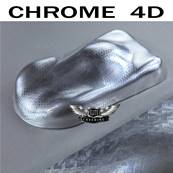 ( Chrome 4D ) Vinyle Adhésif Auto-Moto-Déco-Maison