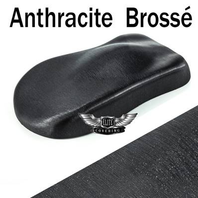 ( ANTHRACITE NOIR BROSSÉ ) Covering, film adhésif Auto / Moto / Déco, Meuble, etc