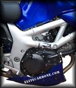 Pare-Carter Moto SUZUKI 650 / 1000 SV (1999  2007) S DL (Embrayage) (Finition: CARBONE) (Rf:28)