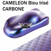 ( Caméléon 3D ) (bleu irisé --> violet irisé) Vinyle Adhésif Auto-Moto-Déco-Maison