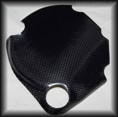 Pare-Carter Moto SUZUKI 600 / 750 GSX-R (2000 - 2005) (Embrayage Droit) (Finition: CARBONE) (Réf:S2)