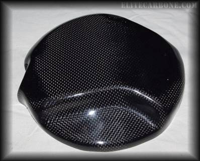 Pare-Carter Moto - YAMAHA FZS 600 Fazer (1998-03) (Embrayage: Droit) (Finition: CARBONE) (Réf:F2)