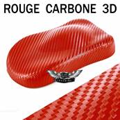 ( Rouge Carbone 3D ) Vinyle Adhésif Auto-Moto-Déco-Maison
