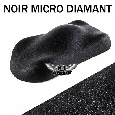 ( Noir Micro Diamant ) Vinyle Adhésif Auto-Moto-Déco-Maison