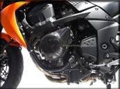 Protection Pare-Carter Moto (KAWASAKI Z800 (2013 - ++) Alternateur Gauche Finition CARBONE (Réf:45)