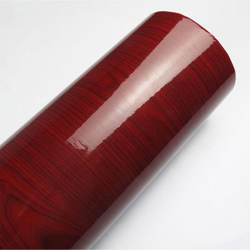 Film Adhésif BOIS DE ROSE VERNIS pour Covering Wrapping Auto Moto Deco