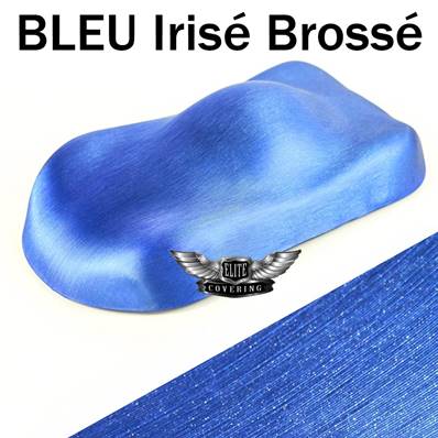 ( BLEU BROSSÉ ) Covering, film adhésif Auto / Moto / Déco, Meuble, etc