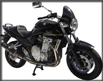 Saute Vent moto High-Tech (FULCRUM) Adaptables Roadster -- (Finition: CARBONE) -- (Réf:07)